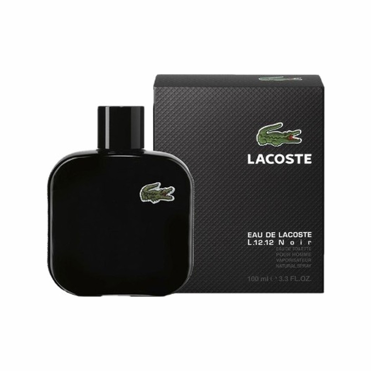 Lacoste Noir Black For Men 1 Lacoste Noir Black For Men