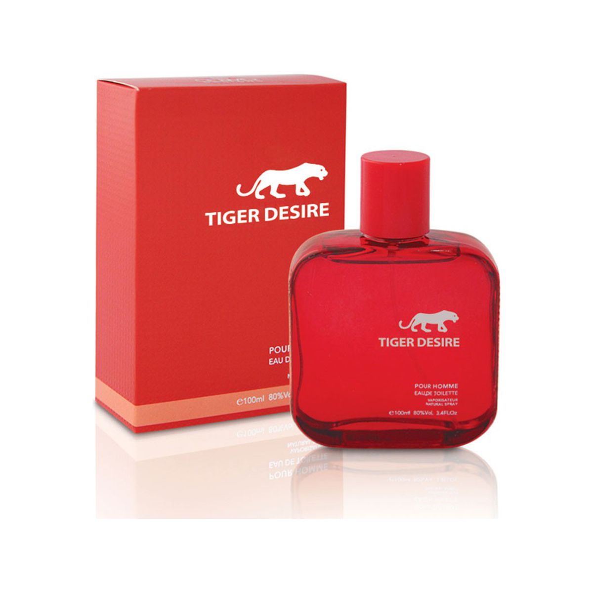 Tiger Desire Red 3 Tiger Desire Red 3.4Oz Eau De Toilette For Men