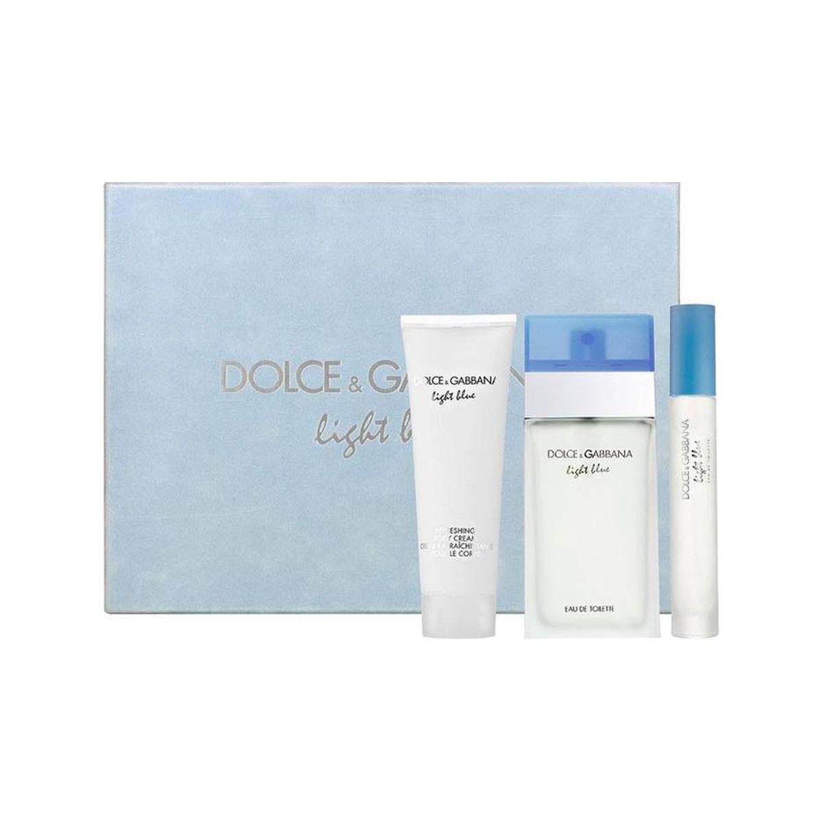 D&G Light Blue 3 Piece Gift Set For Women 1 D&G Light Blue 3 Piece Gift Set For Women