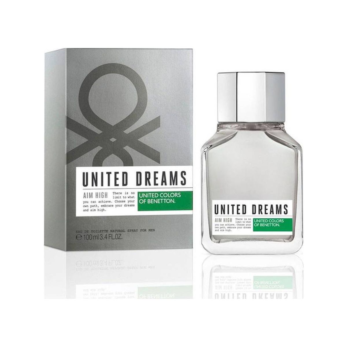 Benetton Dream Aim High 3 Benetton Dream Aim High 3.4Oz Eau De Toilette For Men