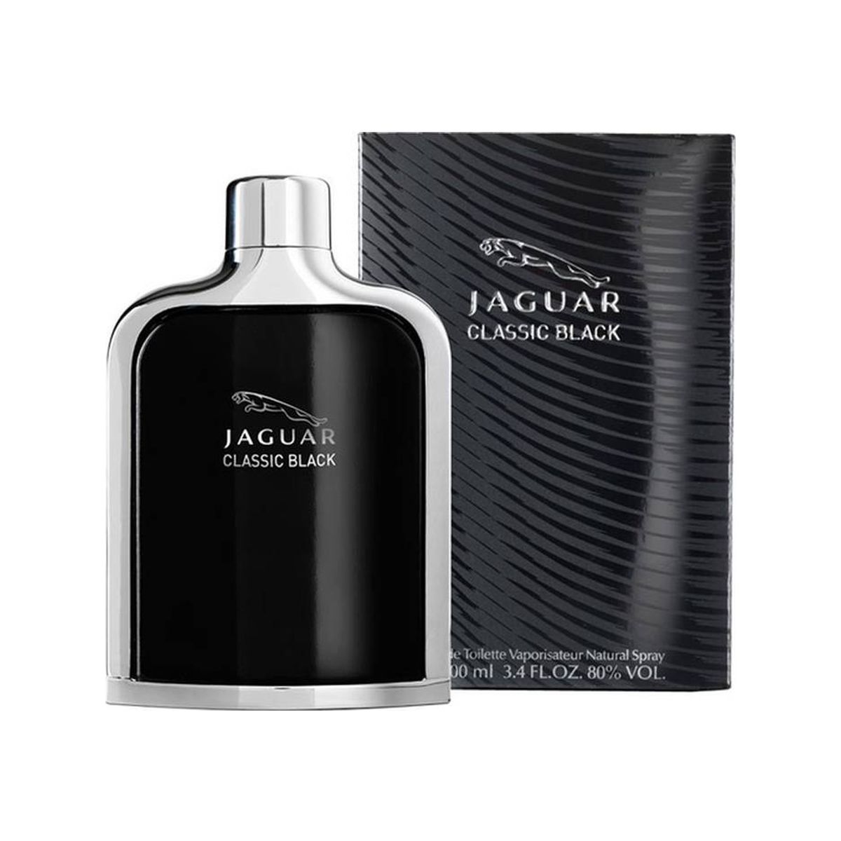 Jaguar Classic Black 3.4Oz Eau De Toilette For Men