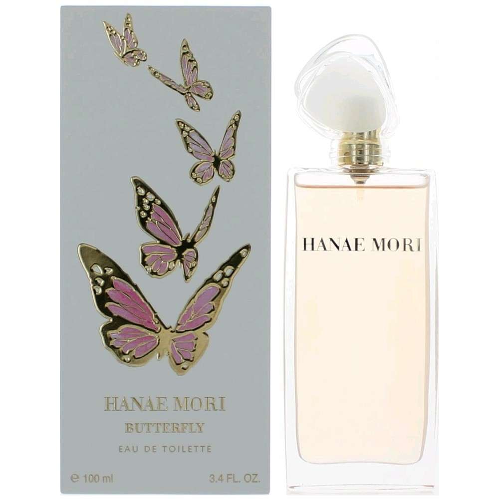 Hanae Mori Pink Butterfly 3.4Oz Eau De Toilette For Women 