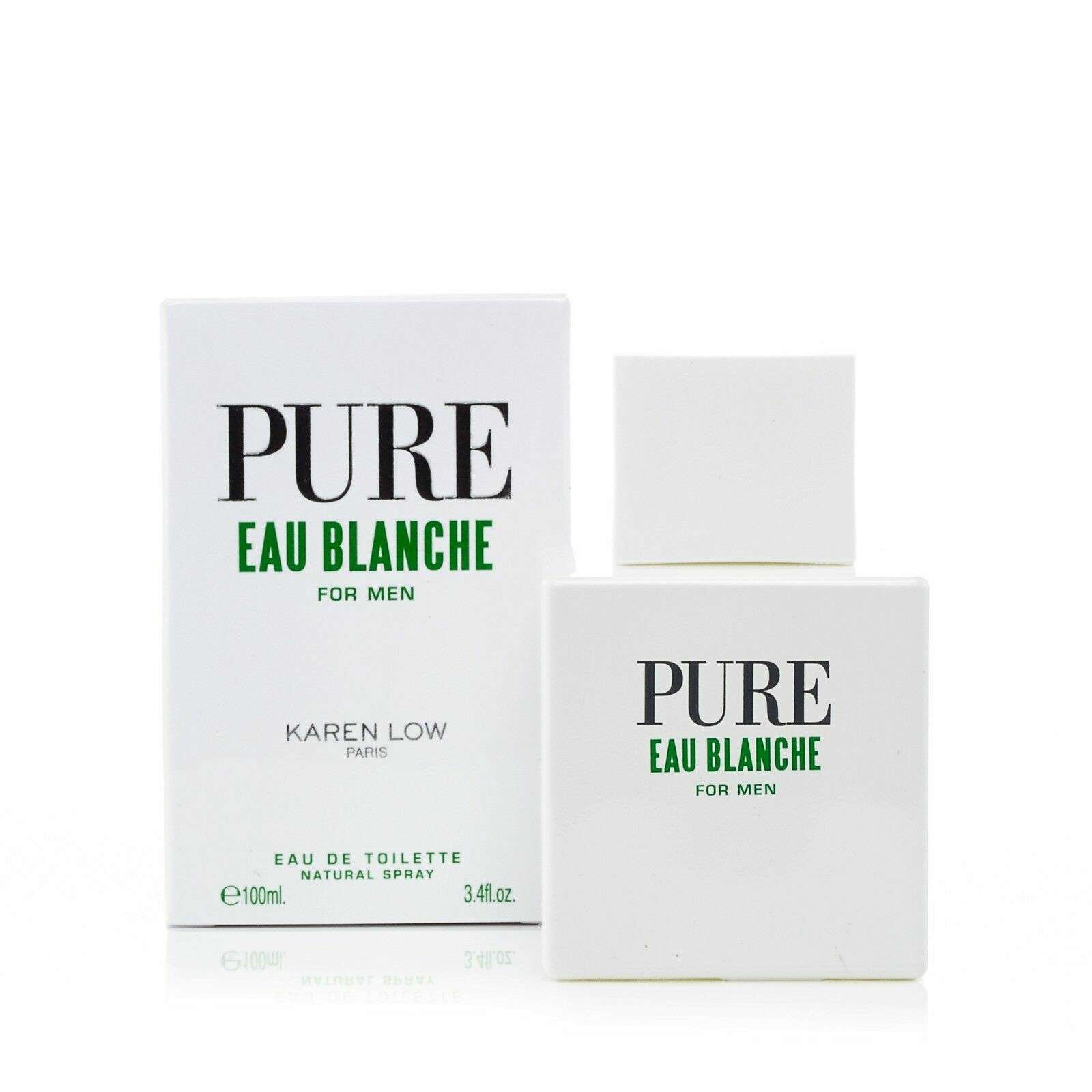 Karen Low Pure Eau Blanche 3.4Oz Eau De Toilette For Men