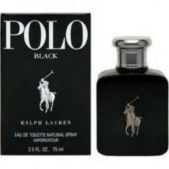 Ralph Lauren Polo Black 2.5Oz Eau De Toilette For Men