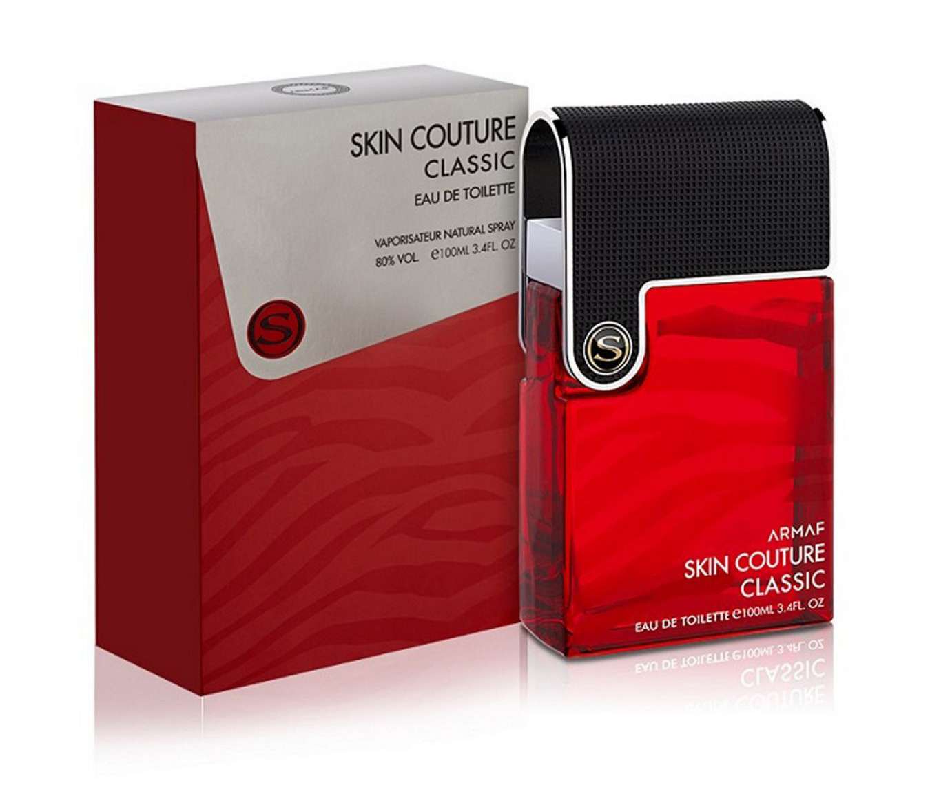 ARMAF SKIN COUTURE RED 3.4 Oz Eau De Toilette For Men