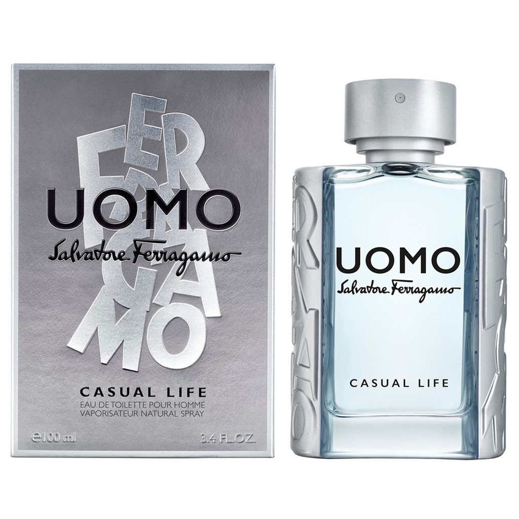 FERRAGAMO UOMO CASUAL LIFE 3.4 Oz Eau De Toilette For Men